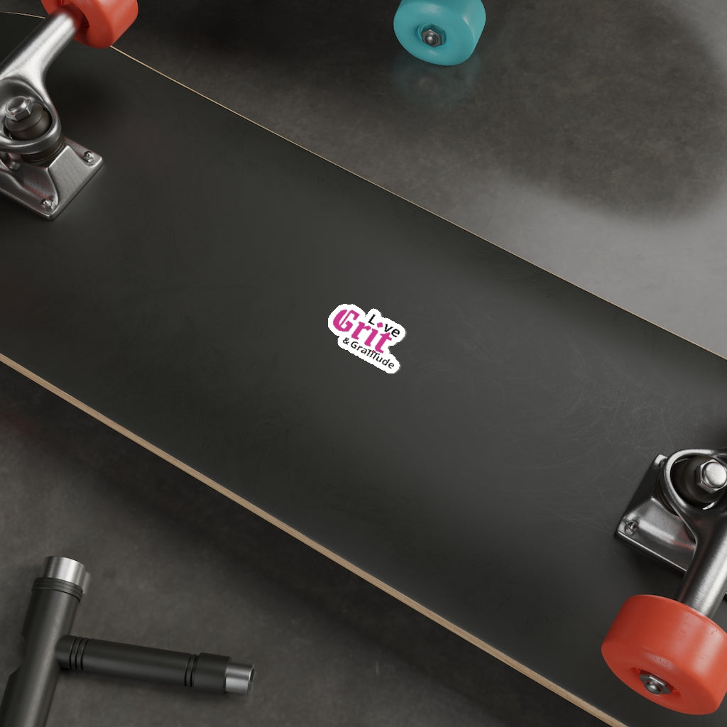 LG&G Pink&Black Die-Cut Stickers