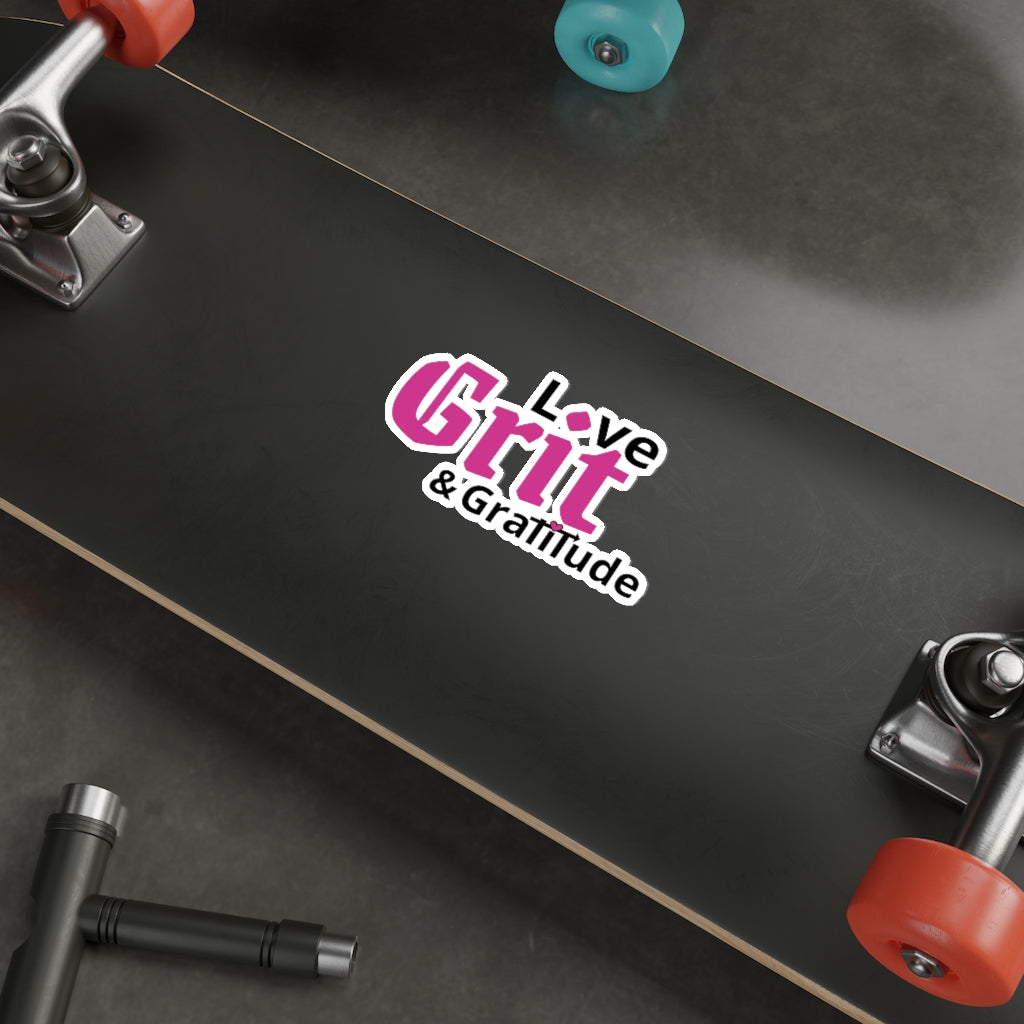 LG&G Pink&Black Die-Cut Stickers