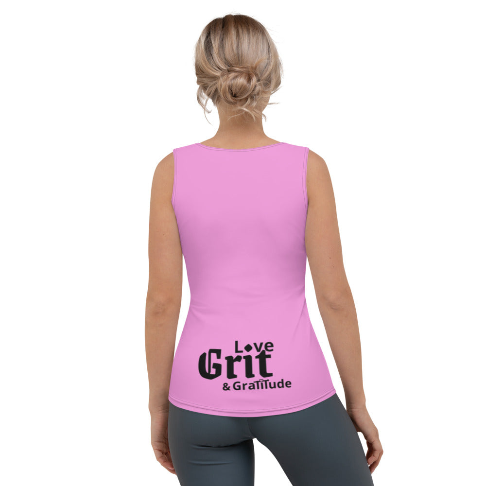 LG&G Pink Palm Tank Top