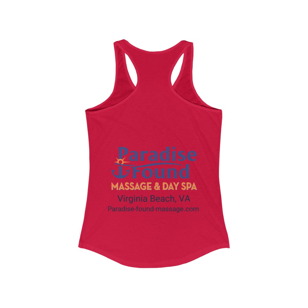 Paradise Found W2P Women's Racerback Tank-1