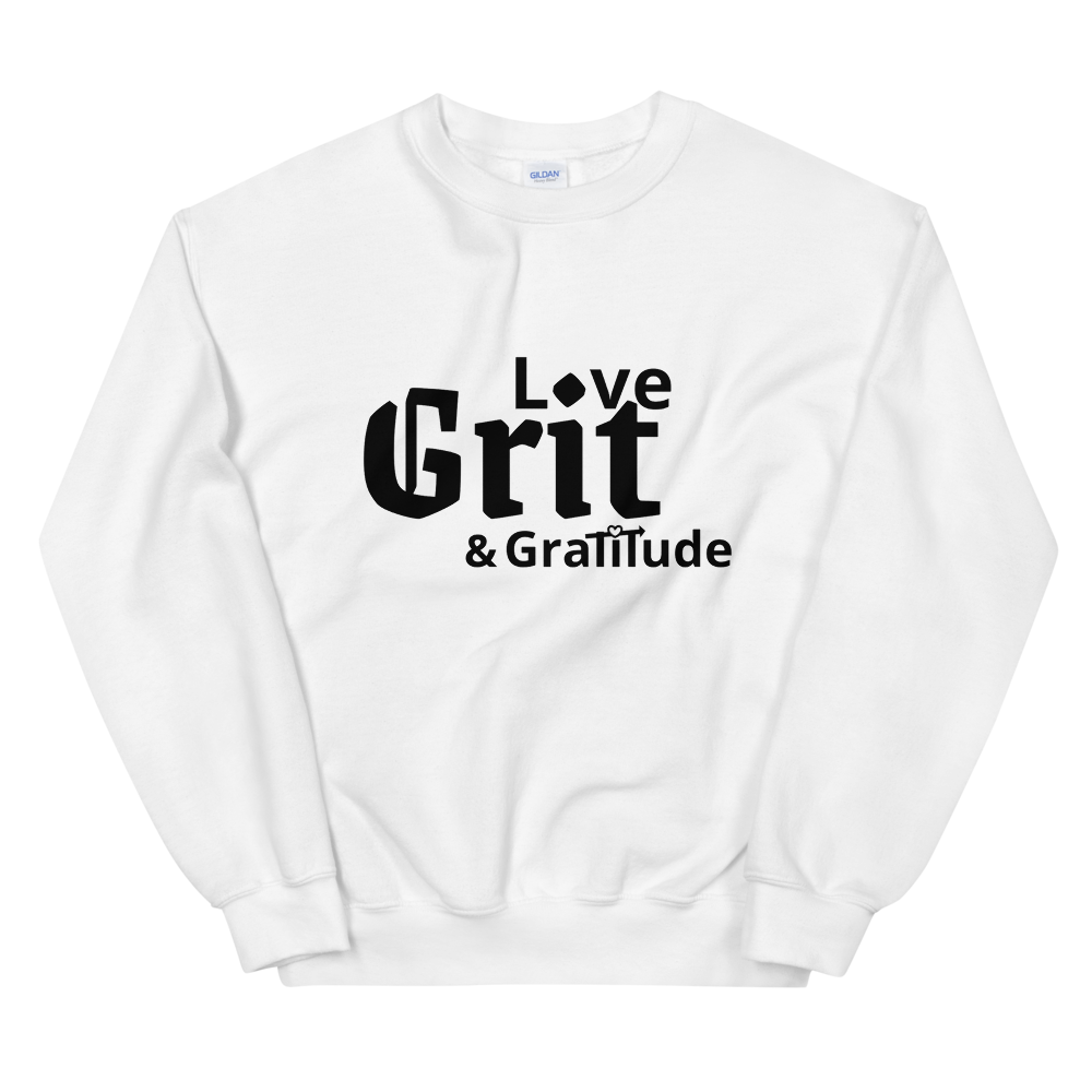 LG&G Unisex Sweatshirt Black&Emptyheart Logo