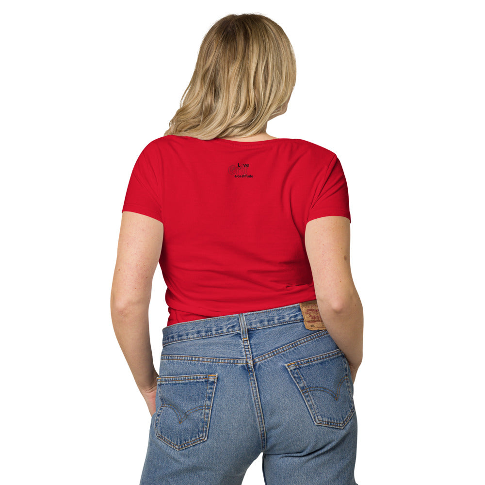 LG&G Beach Daze Women’s basic organic t-shirt