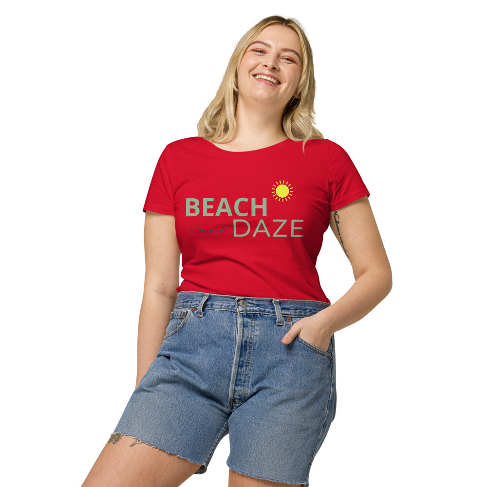 LG&G Beach Daze Women’s basic organic t-shirt