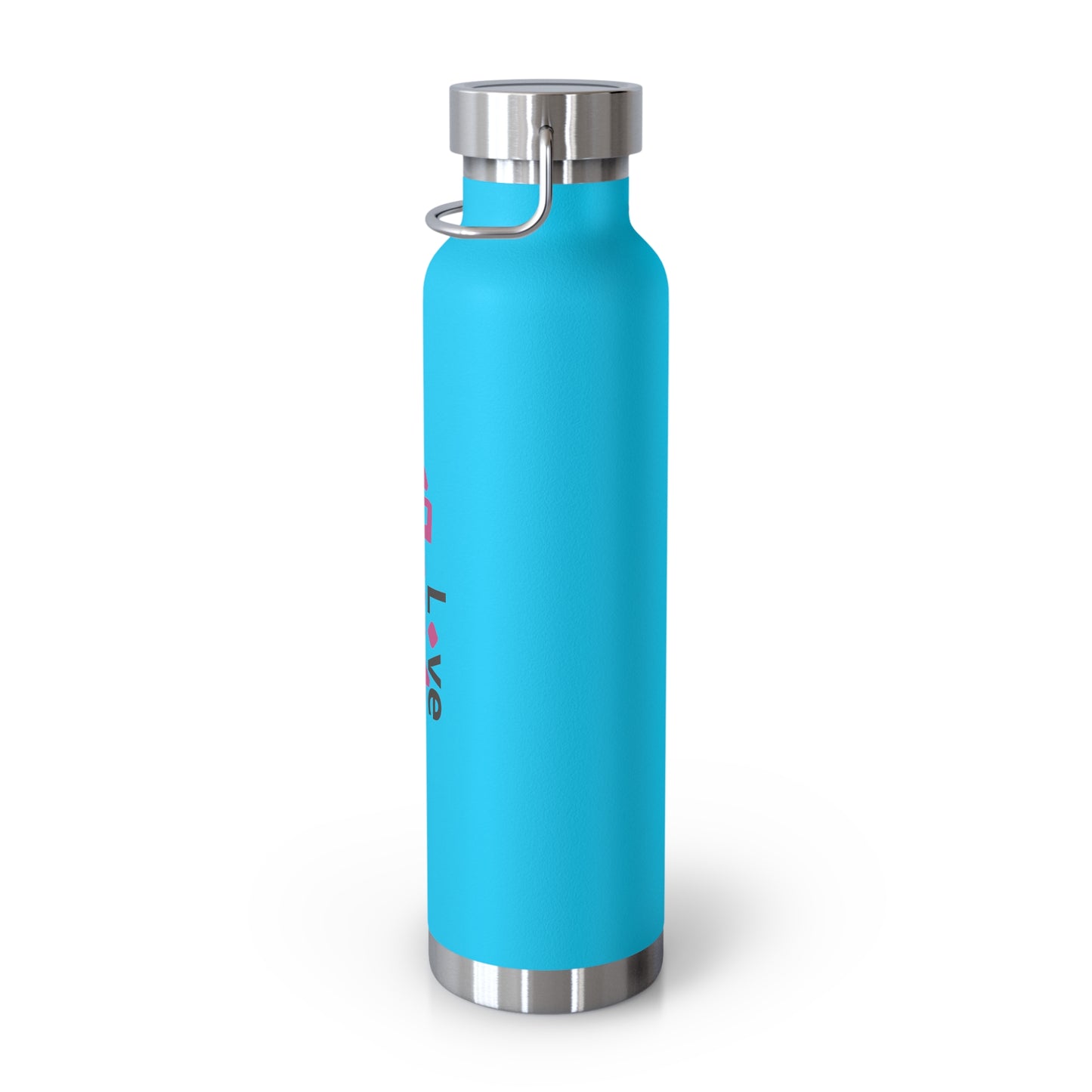 LG&G 22oz Vacuum Insulated Bottle PINK & Black Logo