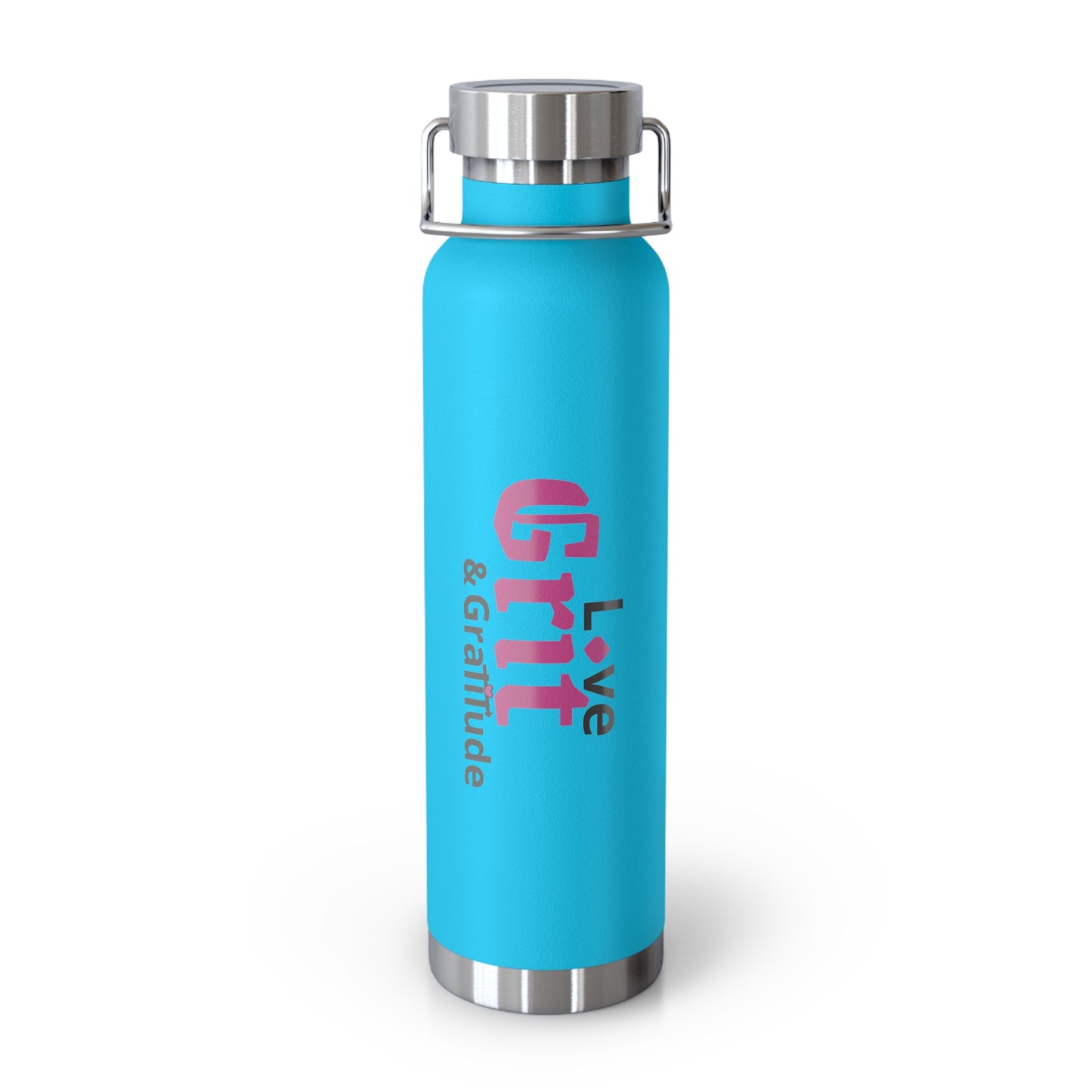 LG&G 22oz Vacuum Insulated Bottle PINK & Black Logo