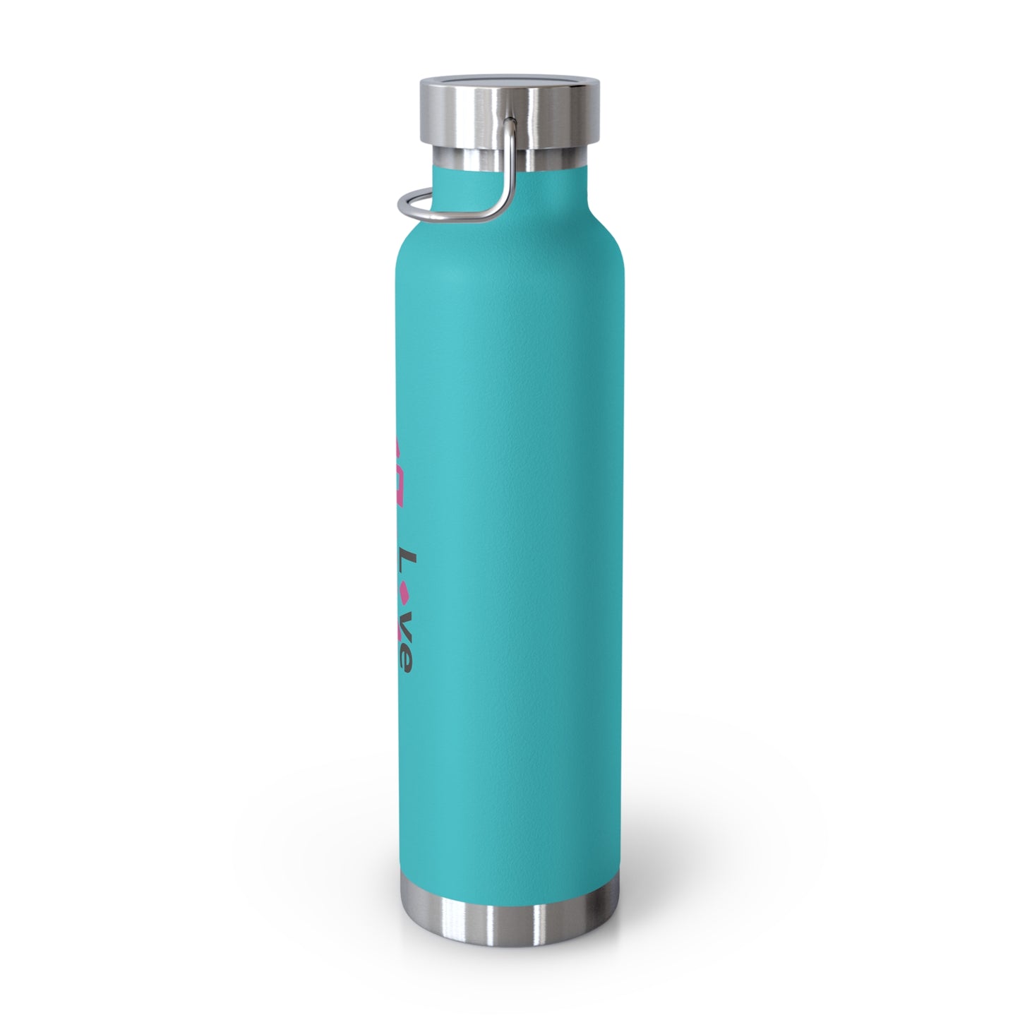 LG&G 22oz Vacuum Insulated Bottle PINK & Black Logo
