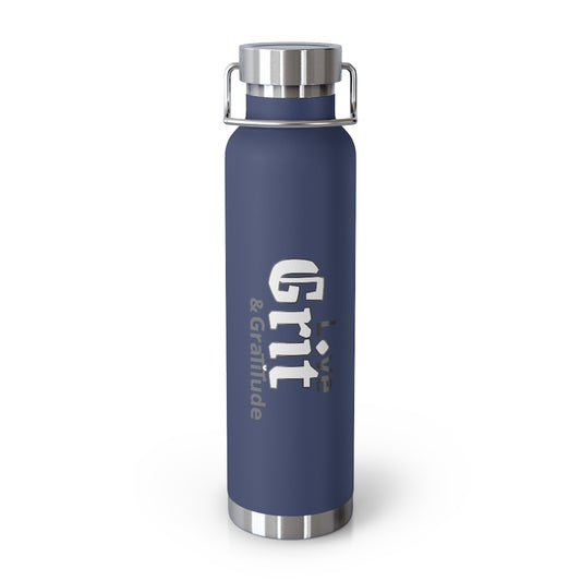 LG&G 22oz Vacuum Insulated Bottle White&Black Logo