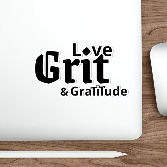 LG&G Black Die-Cut Stickers