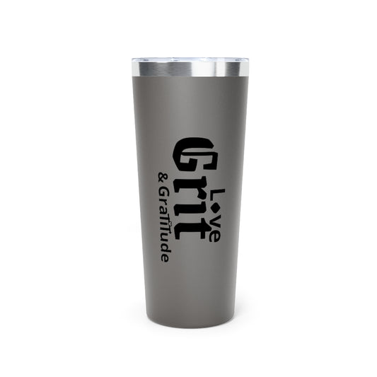 LG&G Black Logo Copper Vacuum Insulated Tumbler, 22oz