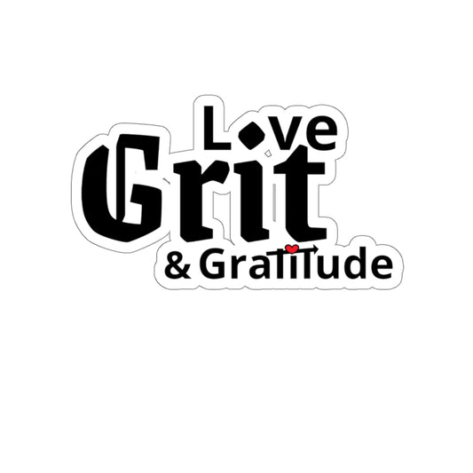 LG&G Black with Red Die-Cut Stickers