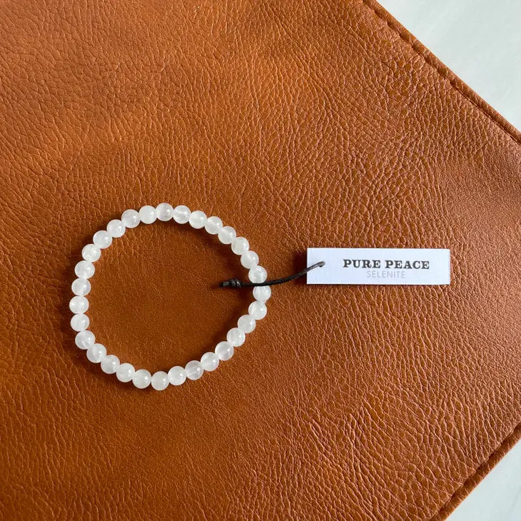 Pure Peace - Selenite Bracelet
