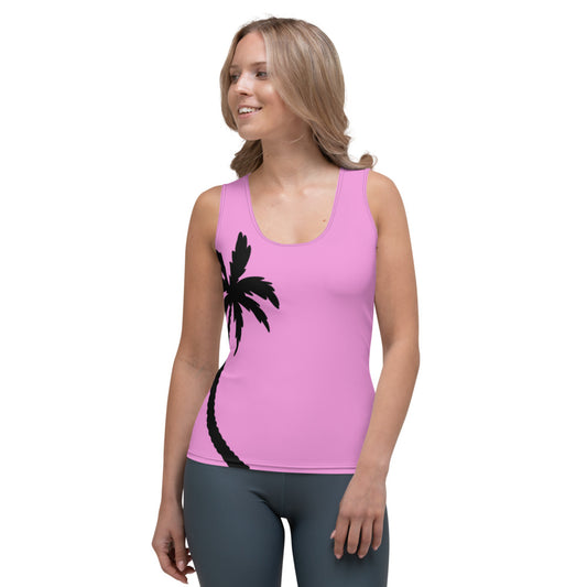 LG&G Pink Palm Tank Top