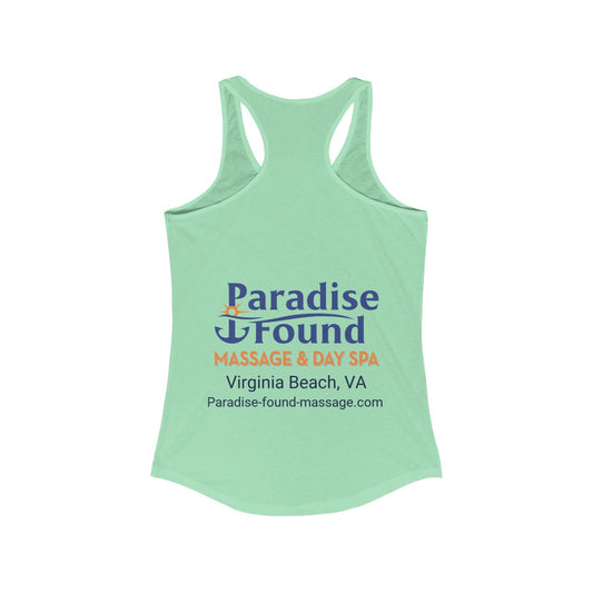 Paradise Found W2P Women's Racerback Tank-1