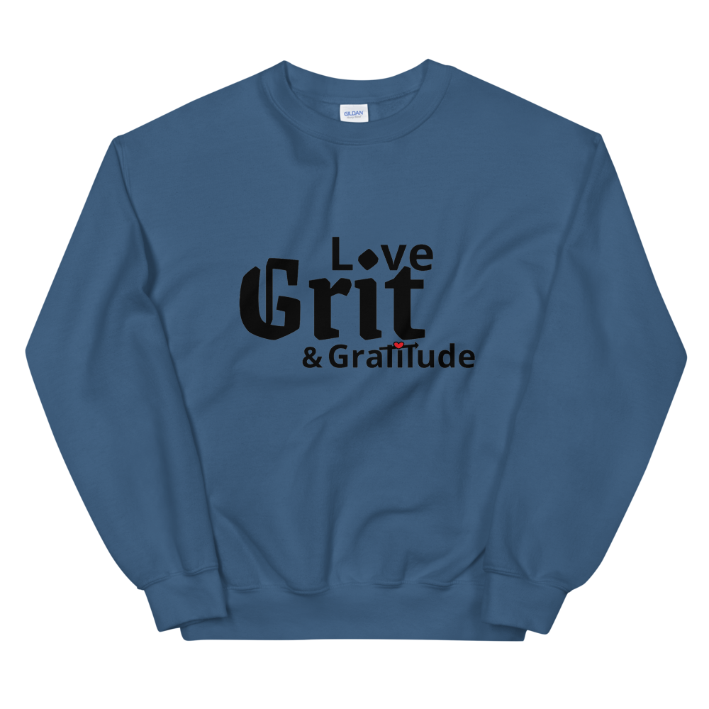 LG&G Unisex Sweatshirt AllBlack,redheart