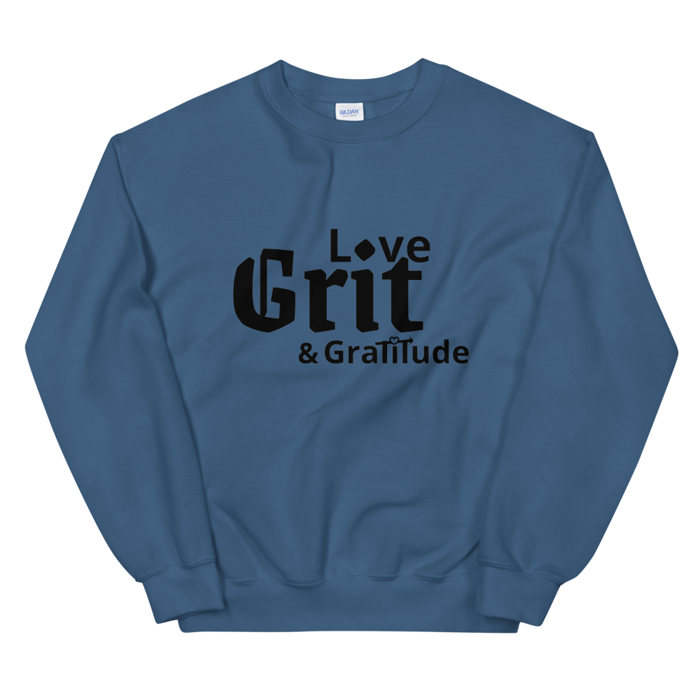 LG&G Unisex Sweatshirt Black&Emptyheart Logo