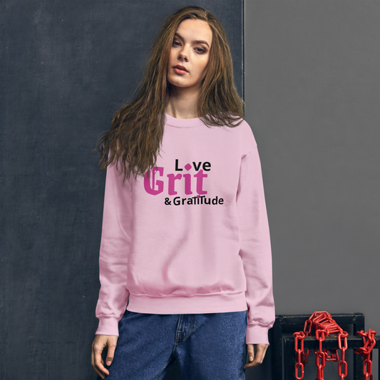 LG&G Unisex Sweatshirt Pink&Black