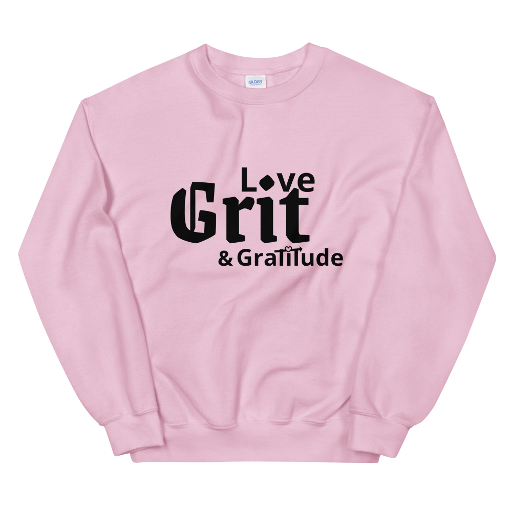 LG&G Unisex Sweatshirt Black&Emptyheart Logo