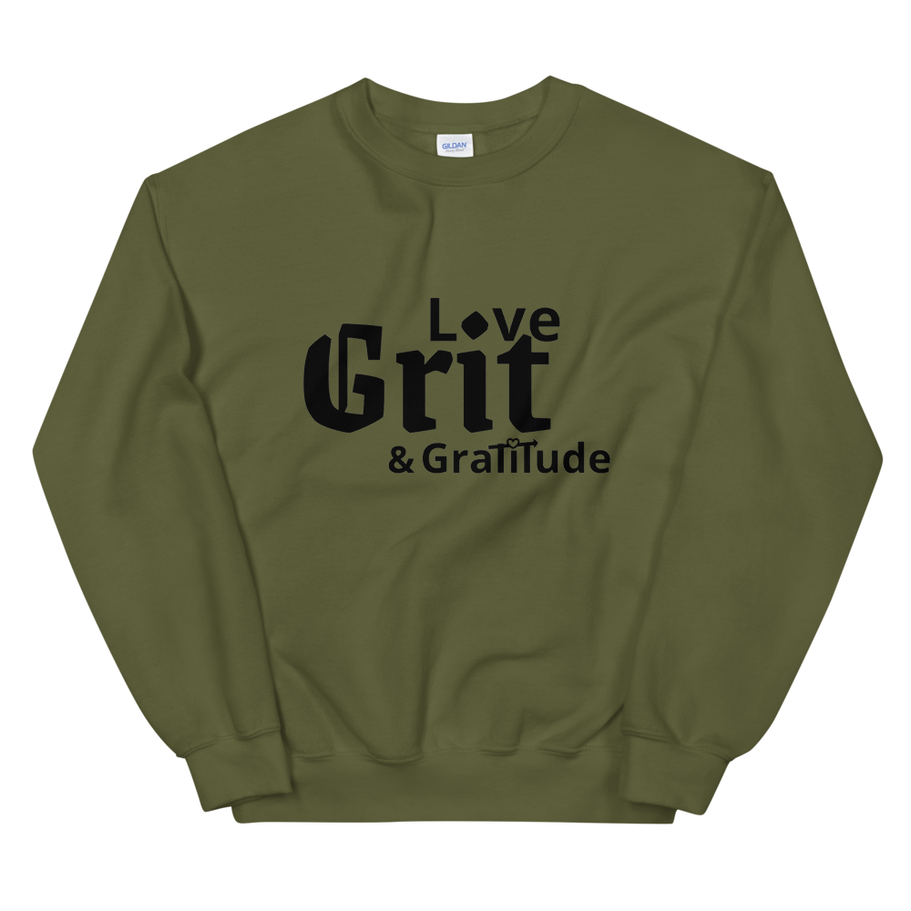 LG&G Unisex Sweatshirt Black&Emptyheart Logo