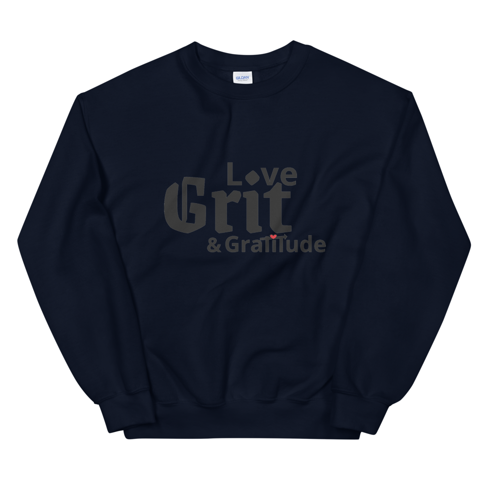 LG&G Unisex Sweatshirt AllBlack,redheart