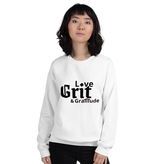 LG&G Unisex Sweatshirt AllBlack,redheart